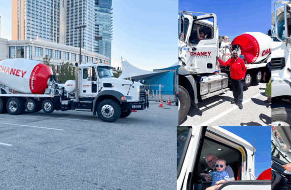 Chaney Joins the Fun at Baltimore Big Truck Day!